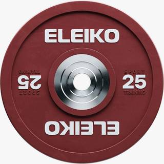 Eleiko Sport Training Plate Coloured (styck), Viktskivor Gummerade Vægt 25 kg