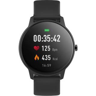 Forever ForeVive 2 Slim Smartwatch - Vandtæt, Dansk sprog, puls, sport - Sort