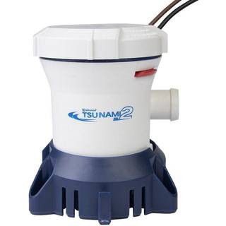 Nedsænkelig elektrisk lænsepumpe Attwood Tsunami Mk2 T800 GPH (45 liter/min), 12 V, manuel driftstart, uden niveauføler