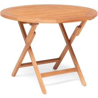 Nova Foldebord Ø100 - Teak