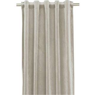 Elise Velourgardin - 2 stk Beige