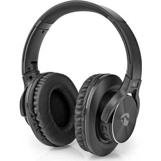 Nedis Trådløse Over-Ear hovedtelefoner | Maksimal batteritid: 7 timer | Indbygget mikrofon | Truk kontrol | Understøtter stemmestyring | Volumenkontrol | Sort