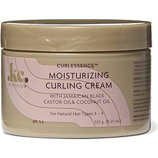 Keracare Curlessence Moisturizing Coconut Curling Cream - Med jamaicansk sort ricinusolie & kokosn?ddeolie - til kr?llet h?r - silikone og parabe