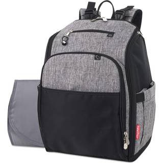 Fisher Price blepose rygs?k med skiftende pude og klapvogn stropper gr? stor