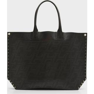 Christian Louboutin Laser-cut leather tote bag - black - One Size