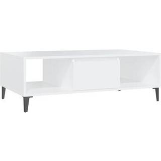 Sofabord 103,5X60X35 Cm Konstrueret Træ - Hvid og sonoma-eg