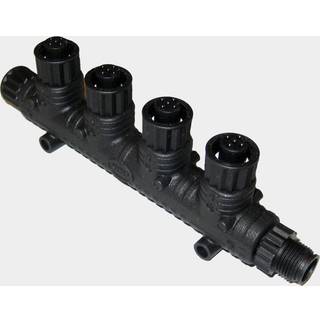 T-kobling NMEA 2000 (4-vejs) Lowrance N2K 4-WAY Block, 1 han + 5 hun
