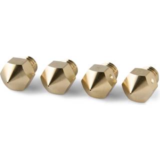 PrimaCreator MK8 Messing Nozzle 0,4 mm - 4 stk