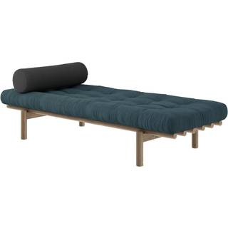 Next Daybed Fra Karup Design i Massiv FSC Fyrretræ | Japandi - Carob Brown - 513 Pale Blue