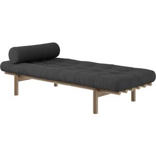 Next Daybed Fra Karup Design i Massiv FSC Fyrretræ | Japandi - Carob Brown - 511 Charcoal
