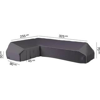 Platinum Aerocover, Lounge Platform Cover 325x255x90xH30/45/70 Left