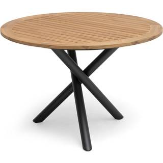 Hillerstorp, Ekeryd spisebord 110 cm teak/aluminium