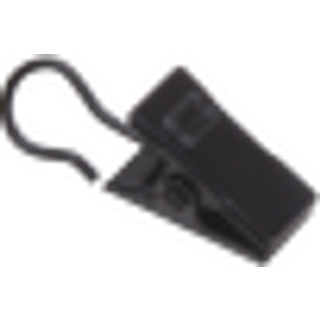 Gardinklemme 10-pak - Sort