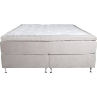 Alvdalen Kontinentalseng 180x200 -  Beige velour