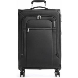 American Tourister Crosstrack 79cm - Stor Ekspanderbar Sort, Kufferter