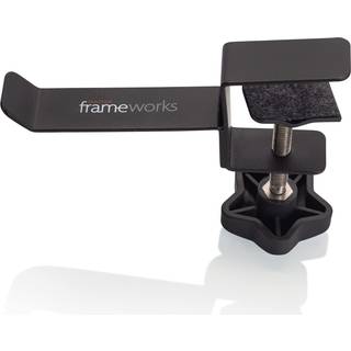 Gator Frameworks Cases Frameworks Headphone Hanger til skriveborde (GFW-HP-HUNKERDESK) Sort lille