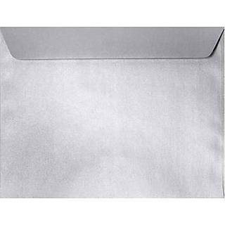 Luxpaper 9 x 12 pjece konvolutter | S?lv Metallic | 80 lb. Tekst | 50 Antal
