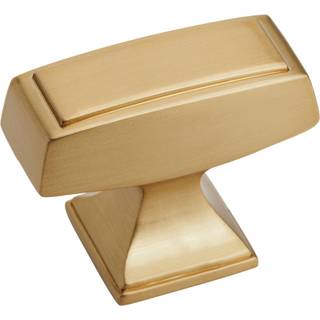 Amerock | Kabinetsknap | Champagne bronze | 1-1/2 tommer (38 mm) længde | Mulholland | 1 pakke | Skuffeknap | Skabshardware