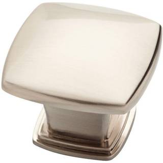 Franklin Brass Soft Square (25-pakke) Kabinetsknapper Satin Nikkelskuffe Knap K?kkenkabinetsknapper til kommode skuffer Tr?k og drejeknapper 1-1/