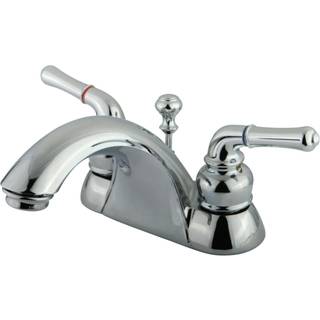 Kingston Brass KB2621B Napoli 4 in. Centerset badev?relse vandhane poleret krom