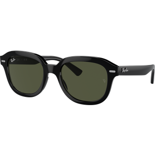 Ray - Ban Unisex RB4398 ERIK 901/31 Solbriller Injiceret Sort Grøn Firkantet Normal