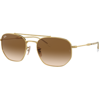 Ray-Ban RB3707 Asian Fit 001/51 57 Solbriller Mænd Silver - Gold - 57mm