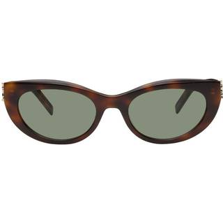 Saint Laurent SL M115 003 54 Solbriller Kvinder Tortoiseshell - Tortoise - 54mm