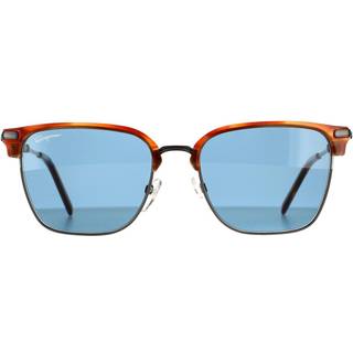 Ferragamo Mand SF227S 086 Solbriller Metal Brun Blå Firkantet
