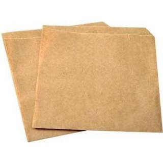 Burgerlomme stor 150x160 mm 40 gr Kraft Brun