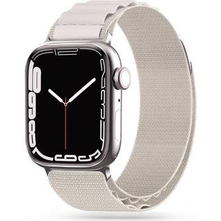 Apple Watch (42/44/SE/45/46/49mm) Tech-Protect Nylon Pro Rem - Hvid