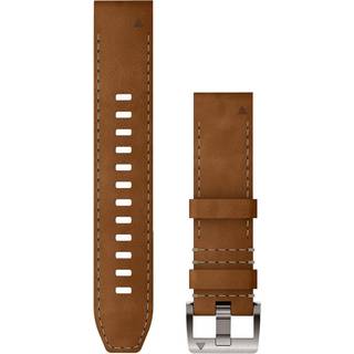 Garmin QuickFit® 22 Læder/Hybrid Rem - One Size Brun Unisex Tilbehør til Ur/Armbånd - På lager - Hurtig levering