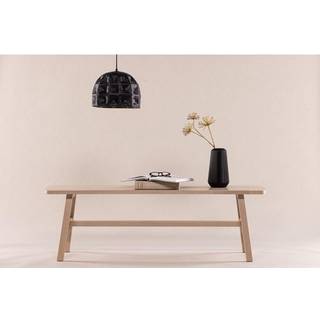 VIND Hälsö bænk Hvidpigmenteret/natur 140 cm