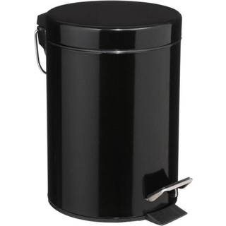Pedalspand i sort metal - 3 L