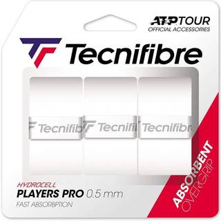 Tecnifibre Players Pro Overgrip (3-pak, hvid)