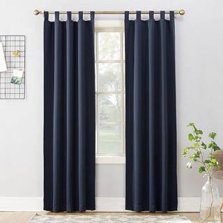 Sun Zero - 51927 Easton Blackout Energy Effcient Tab Top Curtain Panel 40 """" X 63 """" Navy Blue