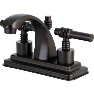 Kingston Brass KS4645ML 4 in. CentreSet badev?relse vandhane olie gnidet bronze