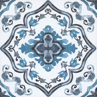 Floorpops FP3932 Marrakesh Peel & Stick Floor Fliser Blå