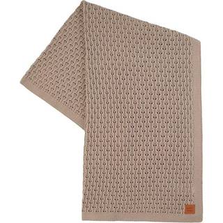 Buddy & Hope Strikket Tæppe Taupe One Size      Unisex