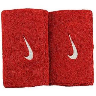 Nike Swoosh Doublewide Wristbands 2-Pack Obsidian/White