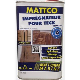 Teakforsegler Matt Chem MATTCO Colorless, 1 liter