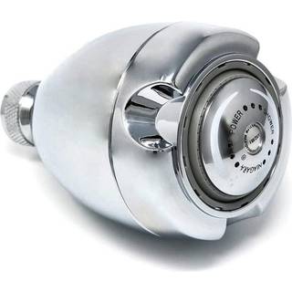 Niagara Conservation N2915Ch Earth Spa 3-spray med 1,5 GPM 2,7-in. Wall Mount Justerbart fast brusehoved i Chrome 1-Pack | Badeværelsesbruserhove