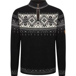 Dale of Norway Men's Blyfjell Knit Sweater Midnight Navy/Blue Shade/Offwhite/Copper, MidNavy BluShad OffWhite Coppe, M