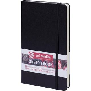 Hardcover Sketchbook - Black 13 x 21 cm