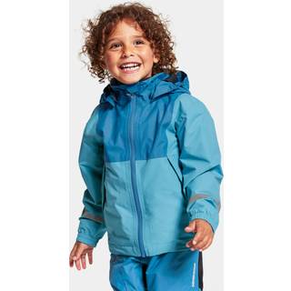 Didriksons Stormhatt Skaljakke, Blue Wash, 110