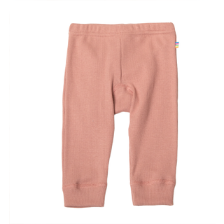 Leggings pastel rosa økologisk Rib Bomuld