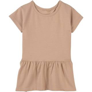 A Happy Brand T-shirt Med Volant Sand 86/92 cm  Beige  86/92 cm  Unisex