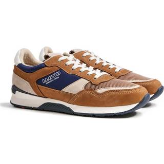 LLOYD ELOY Herre Sneaker COGNAC/BLUE Str. 40,5
