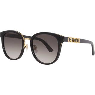 Gucci GG1190SK Asian Fit 001 56 Solbriller Kvinder Black - Black - 56mm