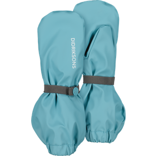 Didriksons Pileglove Forede Regnvanter, Blue Wash, 0 år