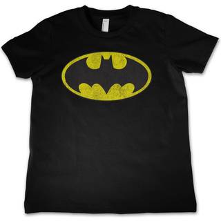 BATMAN - T-Shirt KIDS Distressed Logo (10 Years)